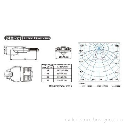 Excellent  LED Street Light with CE/EMC/GS/ETL Certificated